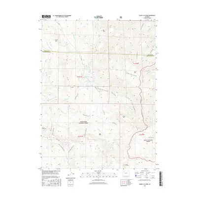 2016 Map of Sleepy Cat Peak, 2016 Print