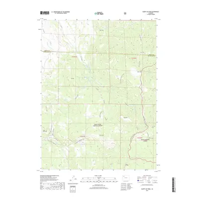 2019 Map of Sleepy Cat Peak, 2019 Print