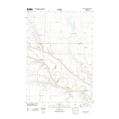 2013 Map of Sleepy Eye NW, 2013 Print
