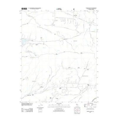 2012 Map of Sleepy Valley, 2012 Print