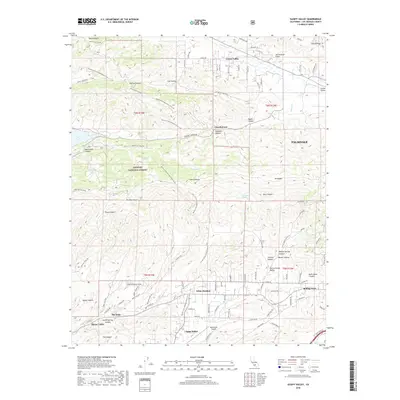 2018 Map of Sleepy Valley, 2018 Print