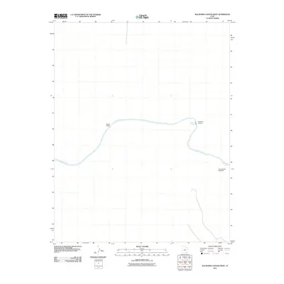 2011 Map of Slickhorn Canyon West, 2011 Print
