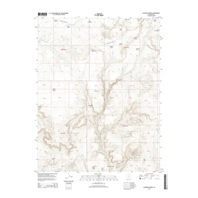 2014 Map of Slickrock Bench, 2014 Print
