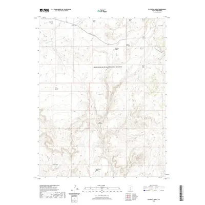 2020 Map of Slickrock Bench, 2020 Print