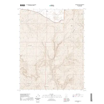2023 Map of Slickrock Bench, 2023 Print