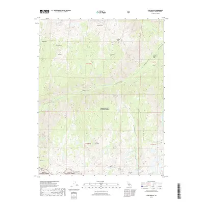2018 Map of Slide Bluffs, 2018 Print