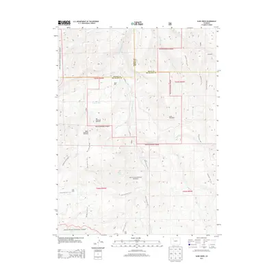 2013 Map of Slide Creek, 2013 Print