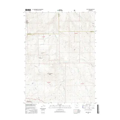 2016 Map of Slide Creek, 2016 Print