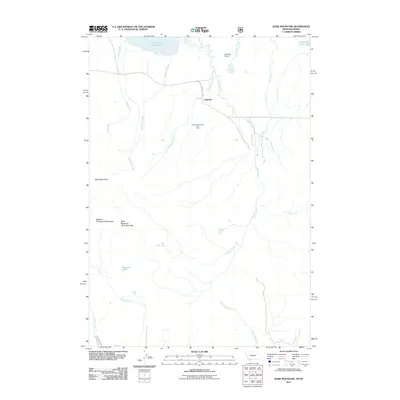2011 Map of Slide Mountain, 2011 Print