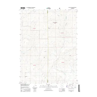 2016 Map of Slide Mountain, 2016 Print