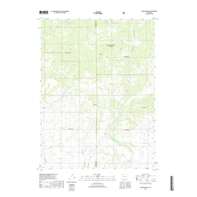 2019 Map of Slide Mountain, 2019 Print