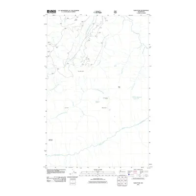 2011 Map of Slide Peak, 2011 Print