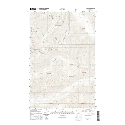 2014 Map of Slide Peak, 2014 Print
