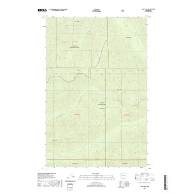 2020 Map of Slide Peak, 2020 Print