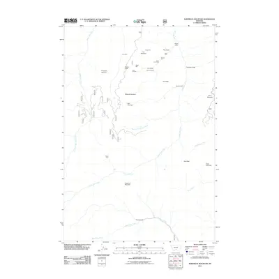 2011 Map of Sliderock Mountain, 2011 Print