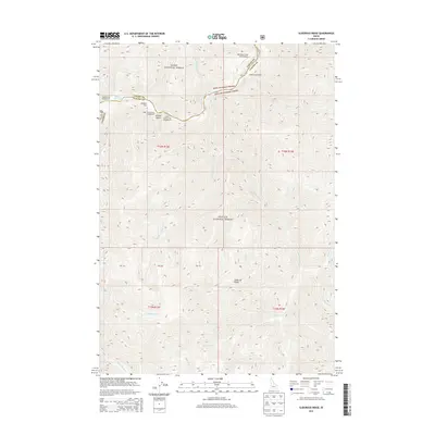 2013 Map of Sliderock Ridge, 2013 Print