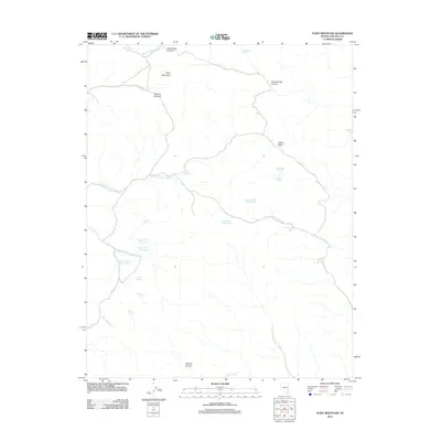 2012 Map of Slidy Mountain, 2012 Print