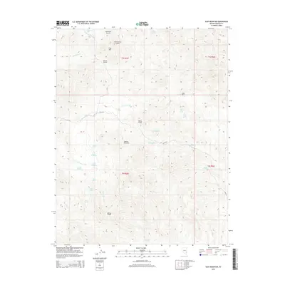 2014 Map of Slidy Mountain, 2014 Print