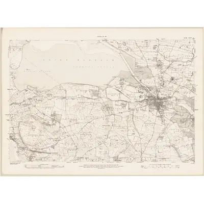 1910 Map of Sligo - Sheet 14, 1915 Print