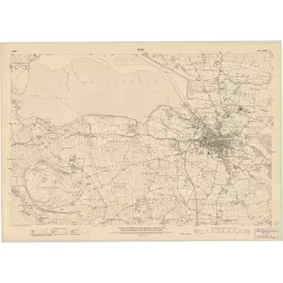 1940 Map of Sligo - Sheet 14, 1955 Print