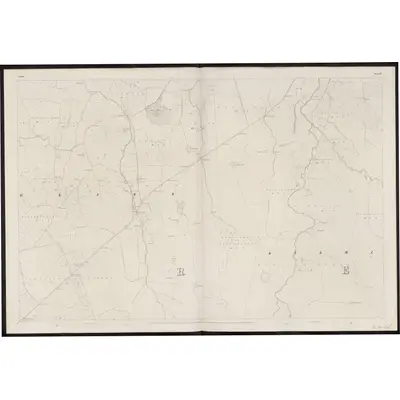 1837 Map of Sligo - Sheet 17, 1863 Print