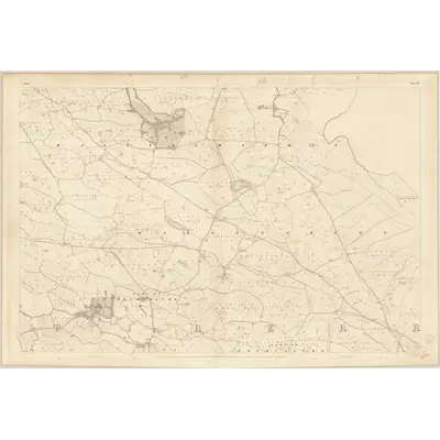 1837 Map of Sligo - Sheet 27, 1838 Print