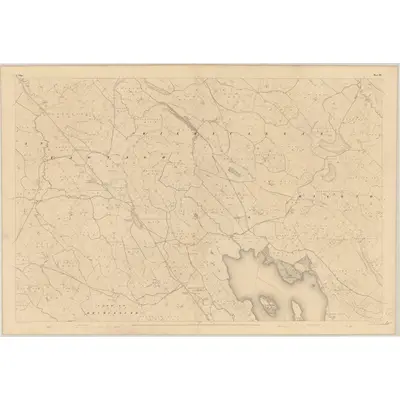 1837 Map of Sligo - Sheet 34, 1838 Print