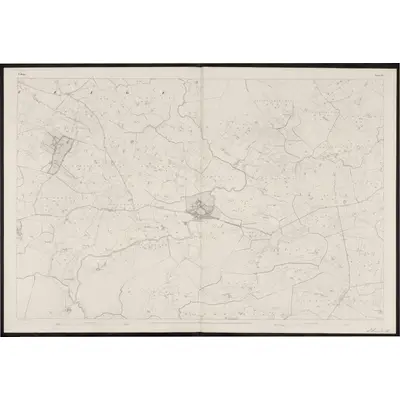 1837 Map of Sligo - Sheet 35, 1863 Print