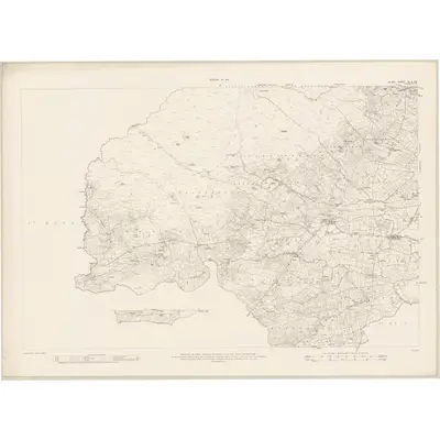 1911 Map of Sligo - Sheet 36 & 36A, 1914 Print