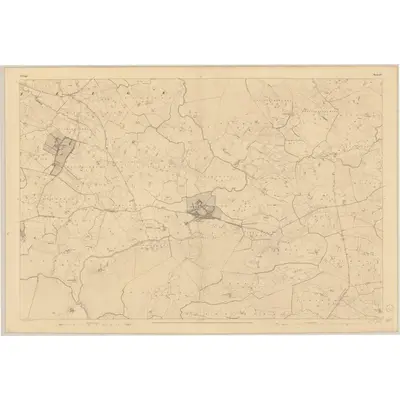 1837 Map of Sligo - Sheet 37, 1838 Print