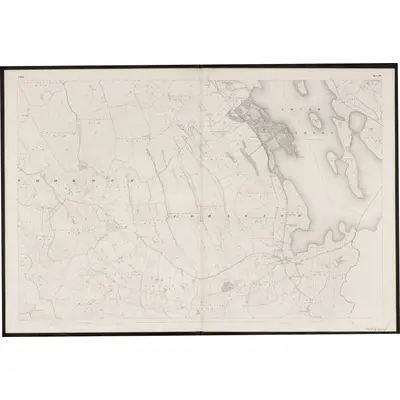 1837 Map of Sligo - Sheet 38, 1862 Print
