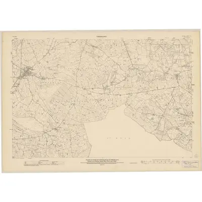 1942 Map of Sligo - Sheet 38, 1955 Print