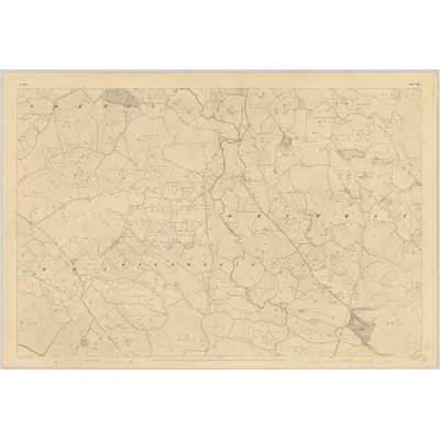 1837 Map of Sligo - Sheet 39, 1838 Print