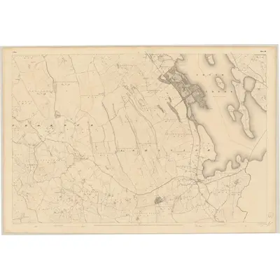 1837 Map of Sligo - Sheet 40, 1838 Print