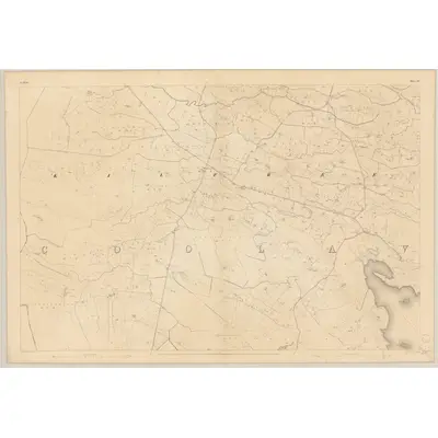1837 Map of Sligo - Sheet 44, 1838 Print