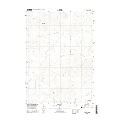2015 Map of Slim Butte NW, 2015 Print