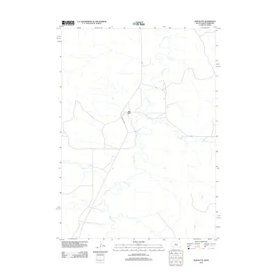 2012 Map of Slim Butte, 2012 Print