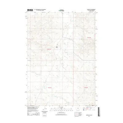2015 Map of Slim Butte, 2015 Print