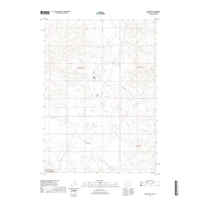 2017 Map of Slim Butte, 2017 Print