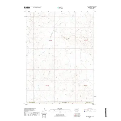 2017 Map of Slim Butte SW, 2017 Print