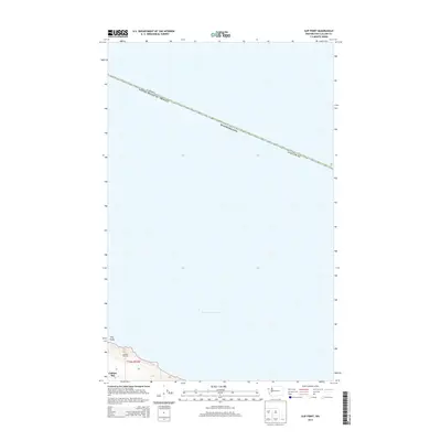 2014 Map of Slip Point, 2014 Print