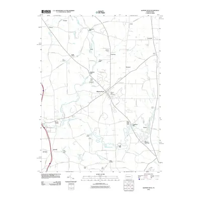 2010 Map of Slippery Rock, 2010 Print