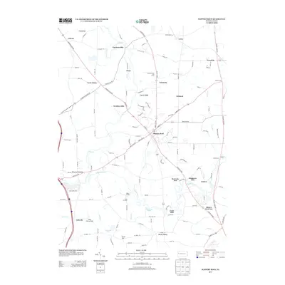 2013 Map of Slippery Rock, 2013 Print