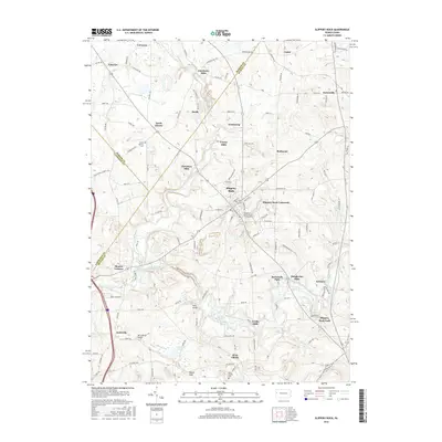 2016 Map of Slippery Rock, 2016 Print