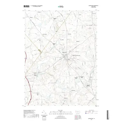 2019 Map of Slippery Rock, 2019 Print