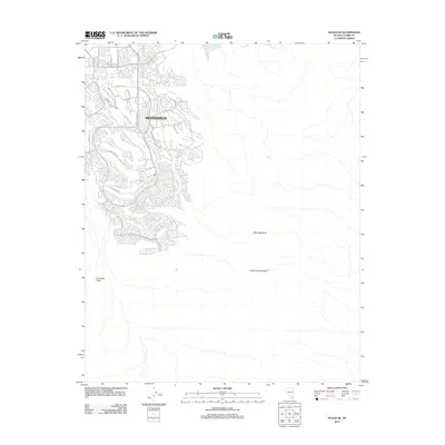 2012 Map of Sloan NE, 2012 Print