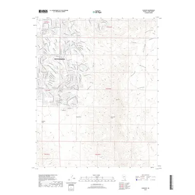 2018 Map of Sloan NE, 2018 Print