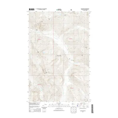 2014 Map of Sloan Peak, 2014 Print