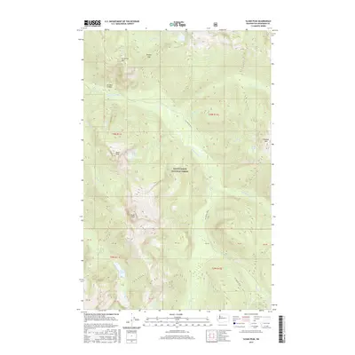2017 Map of Sloan Peak, 2017 Print