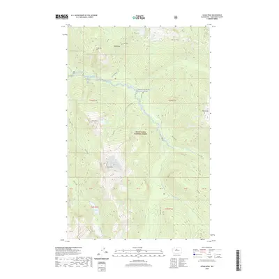 2020 Map of Sloan Peak, 2020 Print